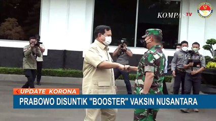 Prabowo Disuntik Booster Vaksin Nusantara