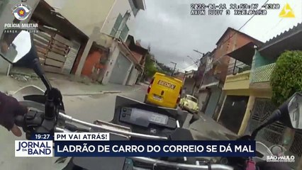 Uma perseguição a um bandido que tinha acabado de roubar um carro dos correios. Numa moto o PM vai atrás do criminoso e consegue fazer a prisão