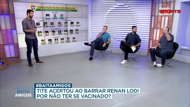 Vitor Guedes criticou o técnico Tite por chamar dois atletas que atuaram muito pouco.