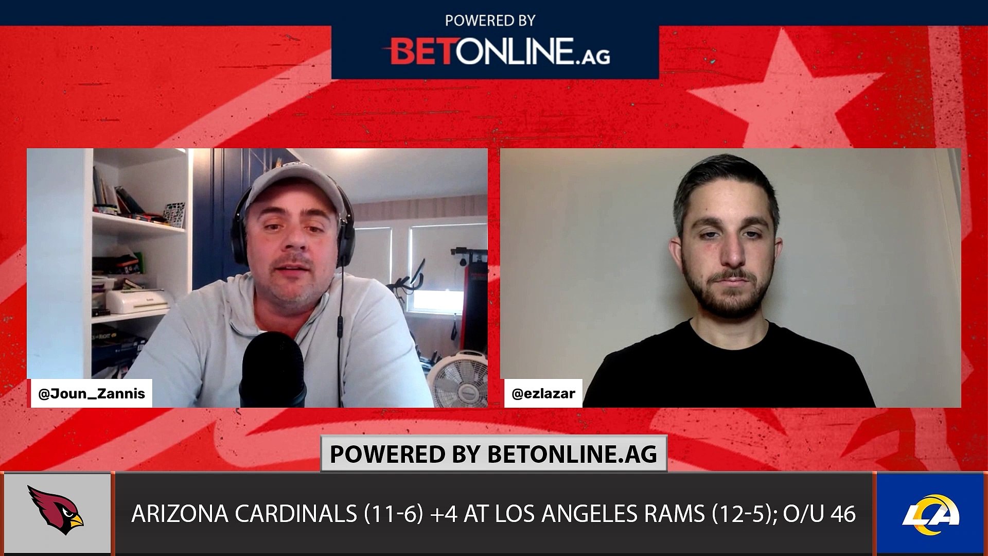 Rams are 4-Points Home Faves Against Cardinals  BetOnline All Access NFL  Wild Card Picks - video Dailymotion