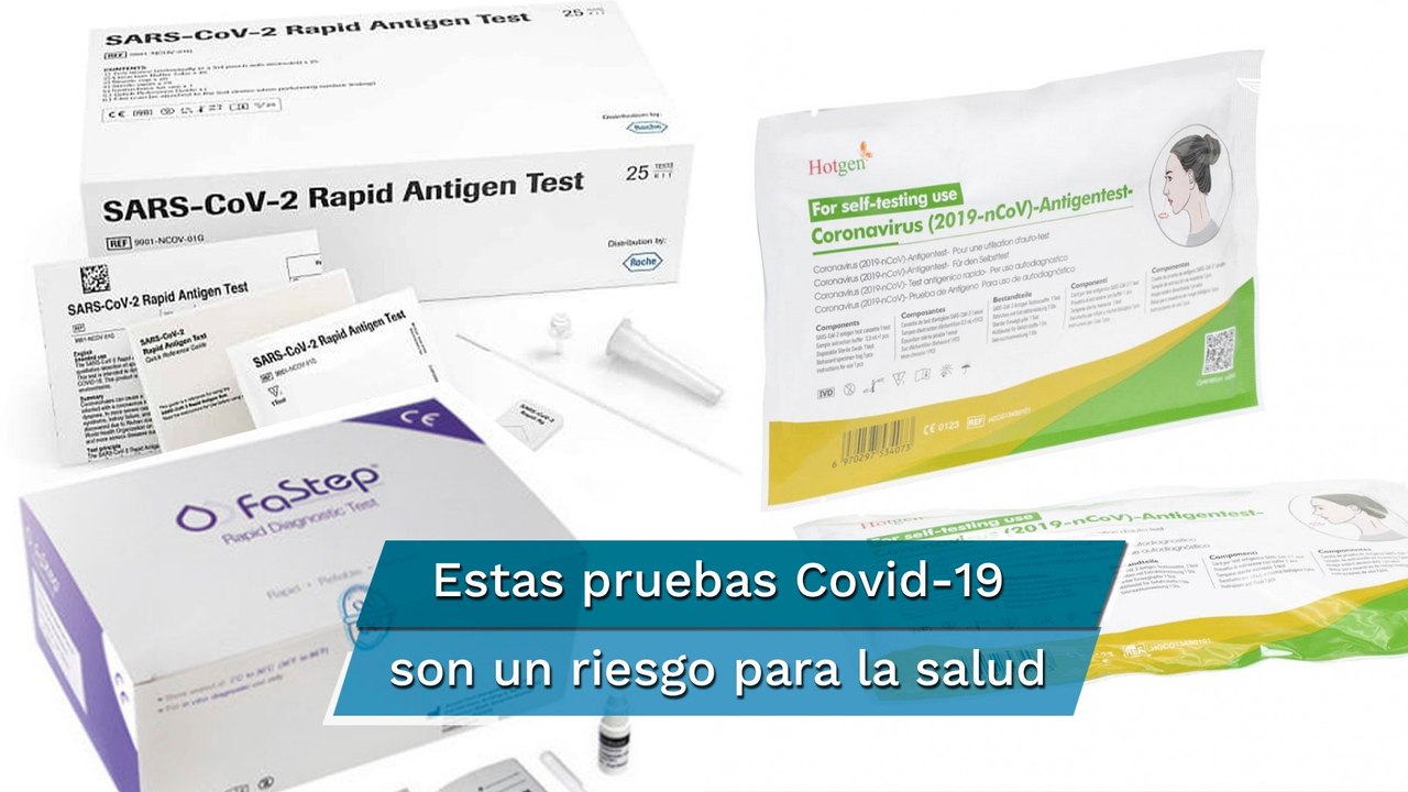 8 marcas de pruebas Covid-19 no autorizadas y que son un riesgo para la salud, dice Gobierno CDMX