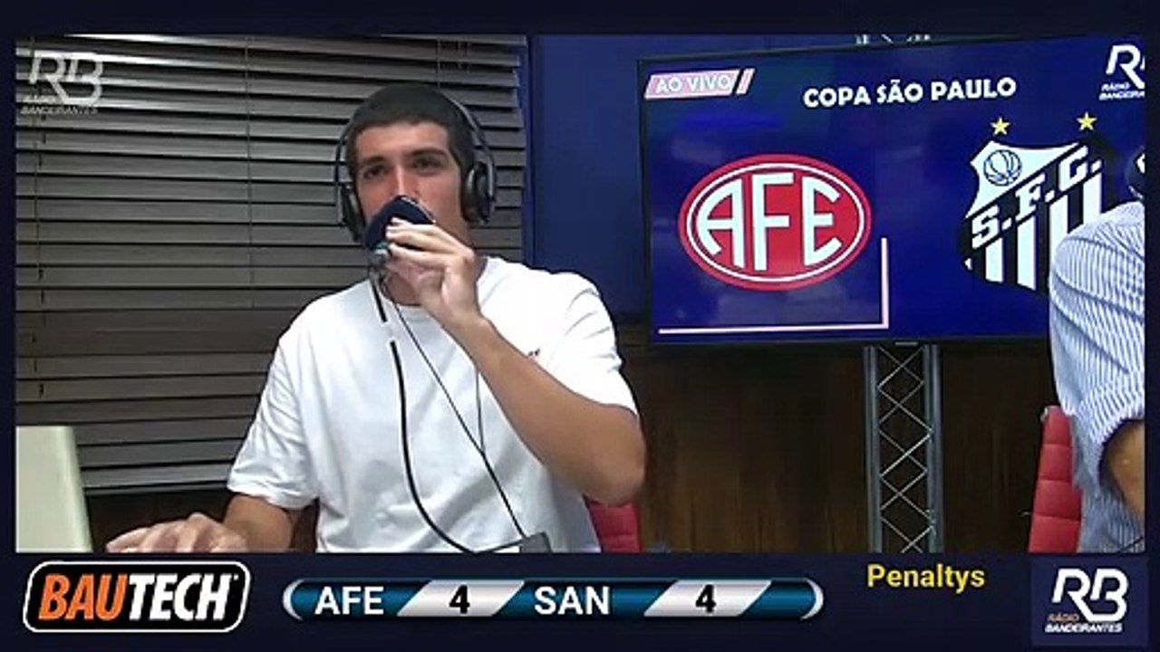 Weslley Patati acerta bela cobrança e classifica o Santos!