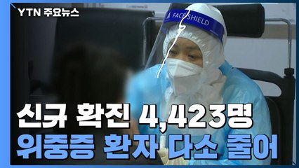 '나흘 연속' 4천명 대 환자...위중증 환자 6백명 대 '여전' / YTN