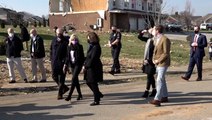 First Lady visits tornado survivors in Kentucky