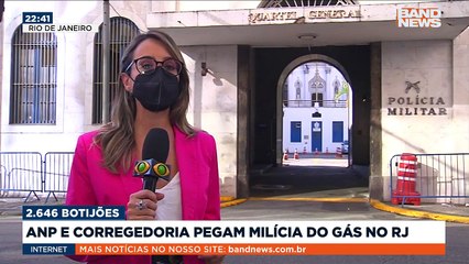 ANP e corregedoria capturam milícia do gás no Rio de Janeiro.#BandNewsTV