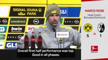 Rose hails 'top' Dortmund performance in Freiburg win