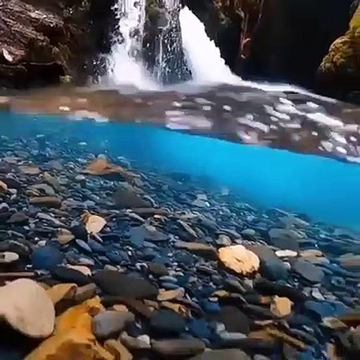 Dive in  Amazing clear water in Alaska
