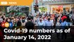 Covid-19 numbers as of January 14, 2022