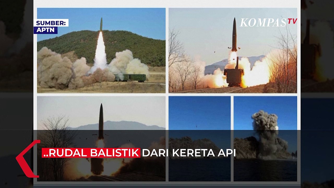 Korea Utara Uji Coba Rudal Balistik dari Kereta Api, Seperti Apa Peluncurannya?