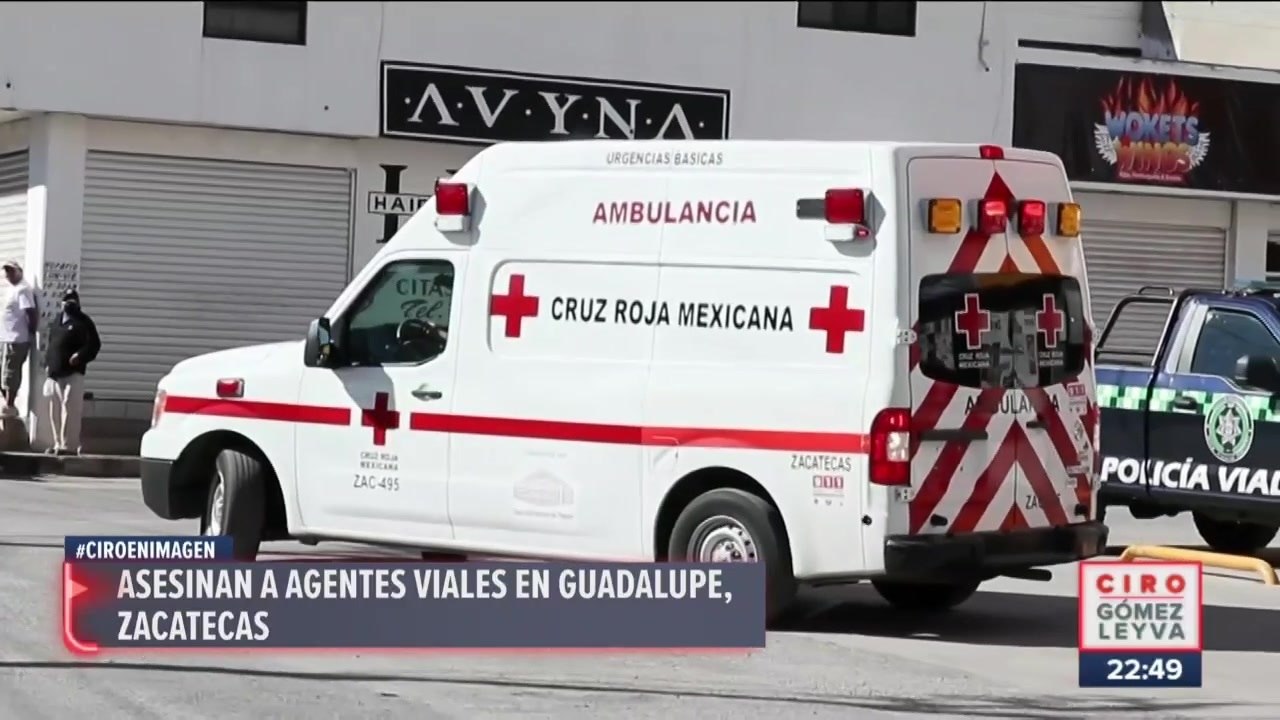 Balean a dos policías viales en Zacatecas
