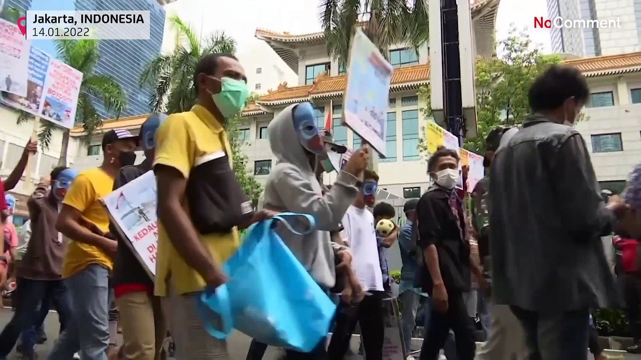 Boykottaufruf: Dutzende protestieren in Indonesien gegen Olympia