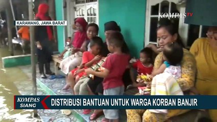 Dandim 0604 dan Kapolsek Teluk Jambe Barat Distribusikan Langsung Bantuan untuk Korban Banjir