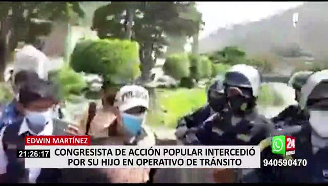 Congresista Edwin Martínez habría intercedido por su hijo cuando fue detenido