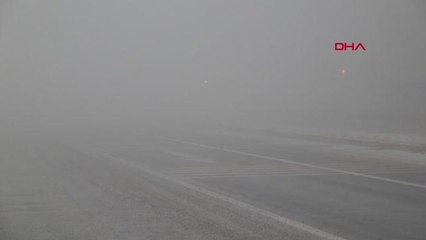 BOLU DAĞI'NDA HAFİF KAR VE YOĞUN SİS