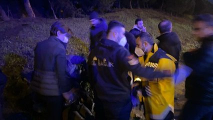 Trafik kazasına ilk müdahaleyi Kaftancıoğlu yaptı