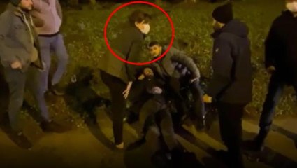 Yolda yaralanan vatandaşa ilk müdahaleyi Canan Kaftancıoğlu yaptı