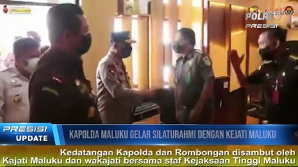 Kapolda Maluku Gelar Silaturahmi Dengan Kejati Maluku Menjalin Singertas