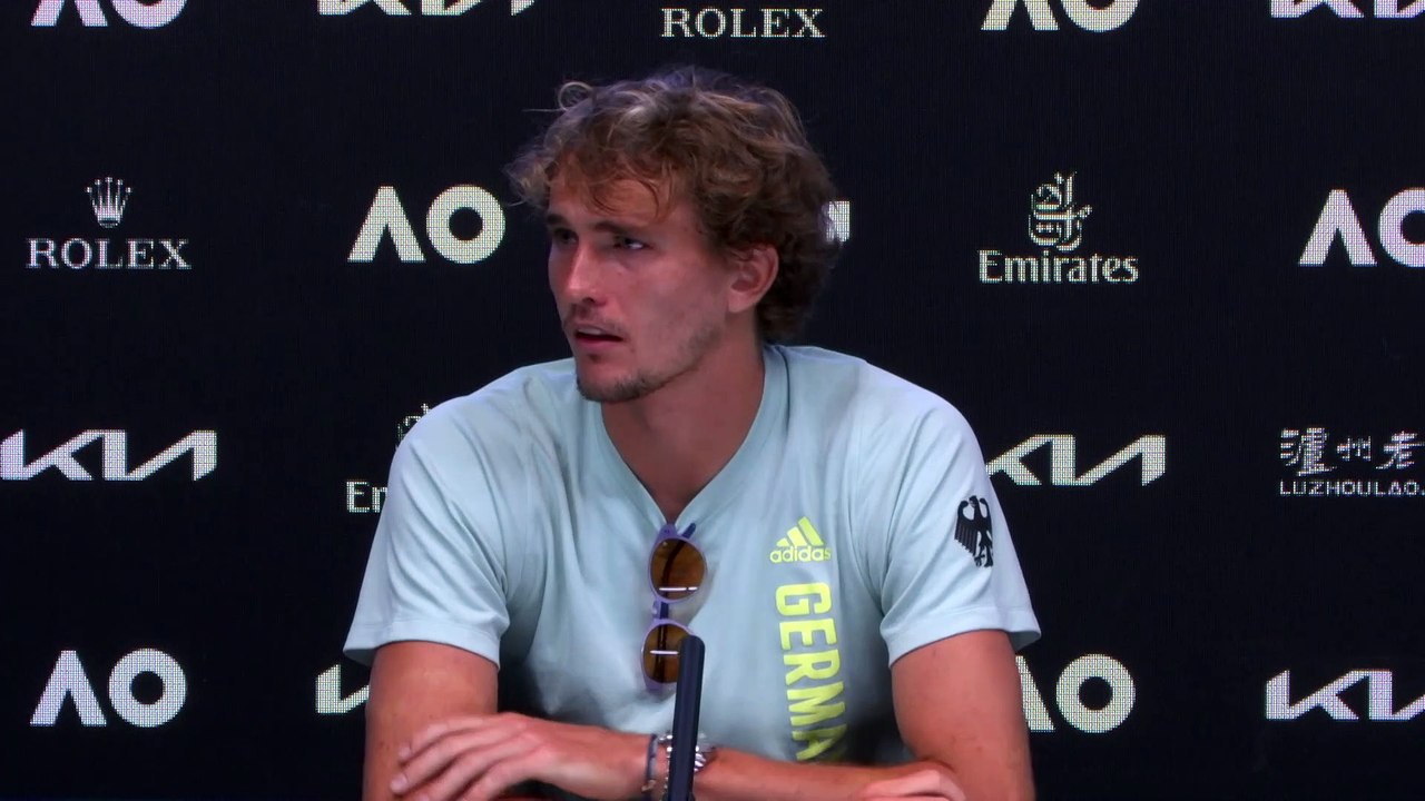 Open d 'Australie 2022 - Alexander Zverev : "If it would not be Novak Djokovic, world n°1, with 20 Grand Slams, all that, then it would not be as big of a drama"