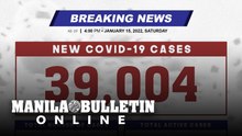 DOH reports 39,004 new cases, bringing the national total to 3,168,379, as of JANUARY 15, 2021