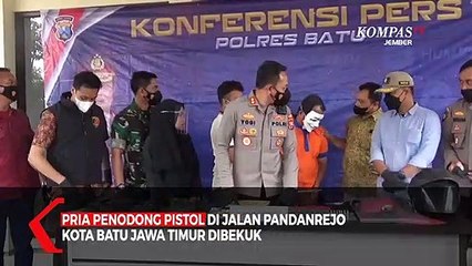 Pria Koboi Todongkan Pistol di Jalanan Dibekuk, Pelaku Pernah Menembak Polisi