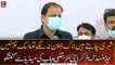 Administrator Karachi Murtaza Wahab talks to media