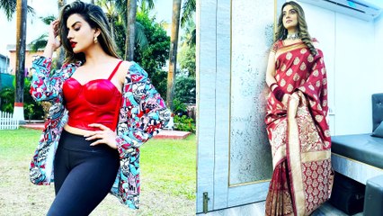 कभी वेस्टर्न तो कभी इंडियन, दोनों ही लुक में कहर ढाती है अक्षरा सिंह