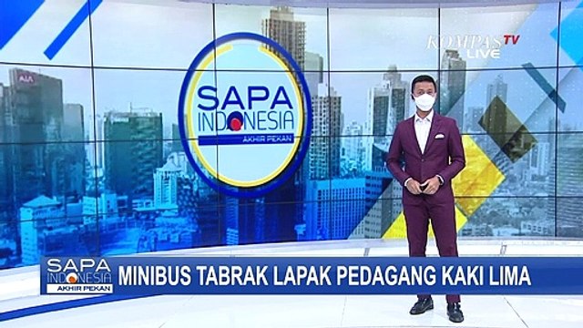 Pengendara Minibus Tabrak Kios dan Seorang Pedagang Kaki Lima, DIduga Pelaku Dalam Keadaan Mabuk