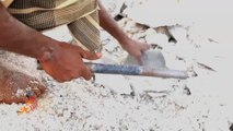 الملح الجبلي مصدر رزق للشباب في اليمن