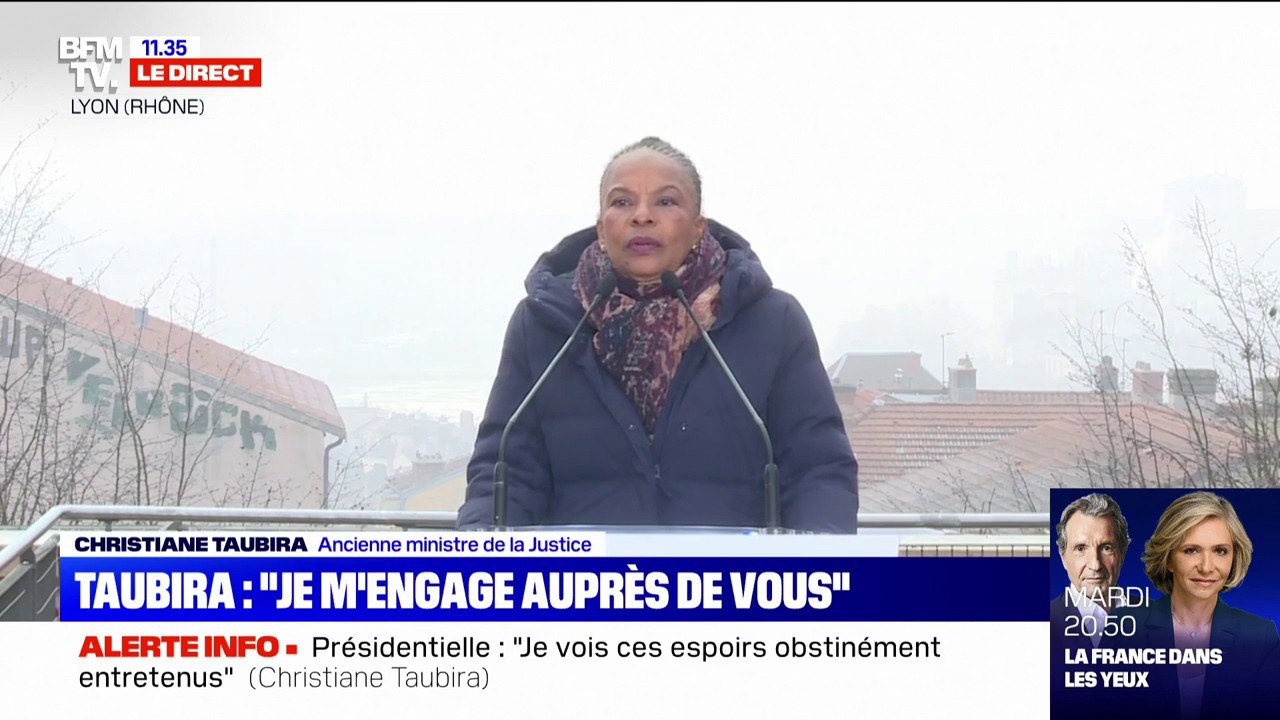 Christiane Taubira: "Je suis candidate à la présidence de la République"