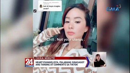 Download Video: Heart Evangelista, palabang sinagot ang tanong at comments sa TikTok | 24 Oras Weekend