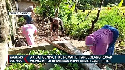 Download Video: 1.100 Rumah di Banten Rusak Diguncang Gempat 6,6 Magnitudo, Begini Kondisinya