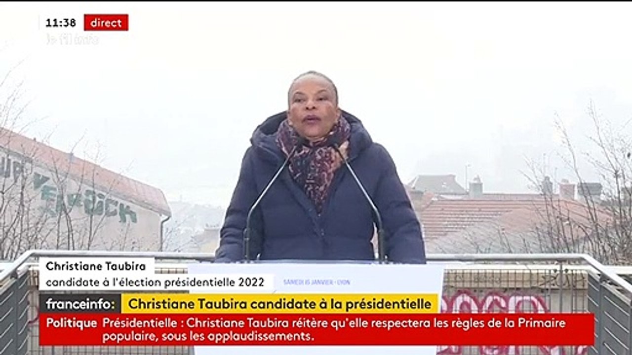 Présidentielle : Christiane Taubira annonce être candidate à la Présidence de la République : "Je veux le SMIC à 1.400 euros net et les plus riches taxés - 100.000 soignants seront recrutés"