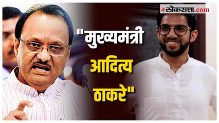 ...आणि अजित पवार आदित्य ठाकरेंनाच म्हणाले मुख्यमंत्री