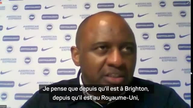 22e j. - Vieira : Je suis très content pour Maupay