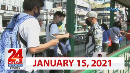24 Oras Weekend Express: January 15, 2022 [HD]