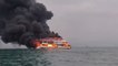 Scuba diving boat ablaze off Hong Kong