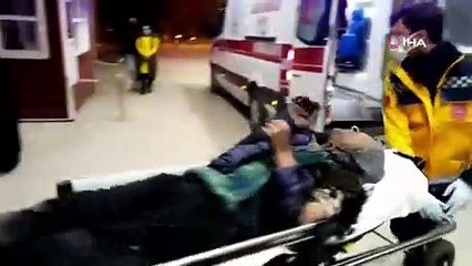 Bursa'da alkollü adam ısınmak için yaktığı ateşe düştü