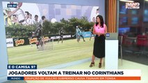 Alguns jogadores que estavam com covid já voltaram a treinar no Corinthians.