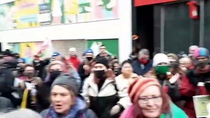 'Kill the Bill' protest in Leeds city centre