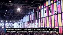 Egea inaugura el Congreso del PP en Castilla y León: 