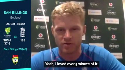 'Nothing to lose, everything to gain' - Billings on his debut