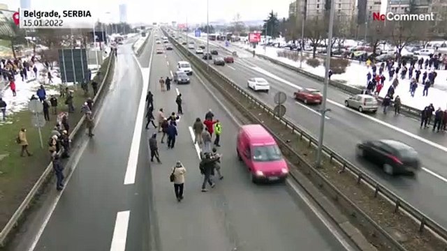 Hundreds protest against potential lithium mining in Serbia