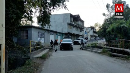Aseguran unidad involucrada en balacera y persecución en la Huasteca