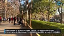 Un hombre se atrinchera en un piso de Barcelona tras presuntamente atacar a dos personas con un arma de fuego