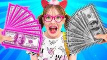 RICH MOM vs BROKE MOM Funny Parenting Situations by 123 GO! GENIUS
