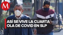 Reportan mil 893 contagios diarios en San Luis Potosí