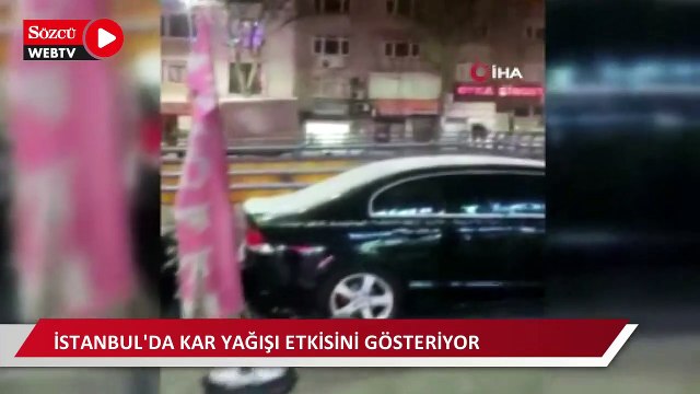 İstanbul’da kar yağışı etkili olmaya başladı