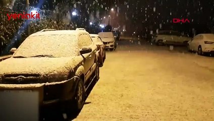 İstanbul'da bazı ilçeler beyaza büründü