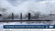Tsunami advisory issued for U.S. West Coast