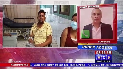 Ingresan 5 personas heridas por accidente en motocicleta, al hospital Aníbal Murillo de Olanchito
